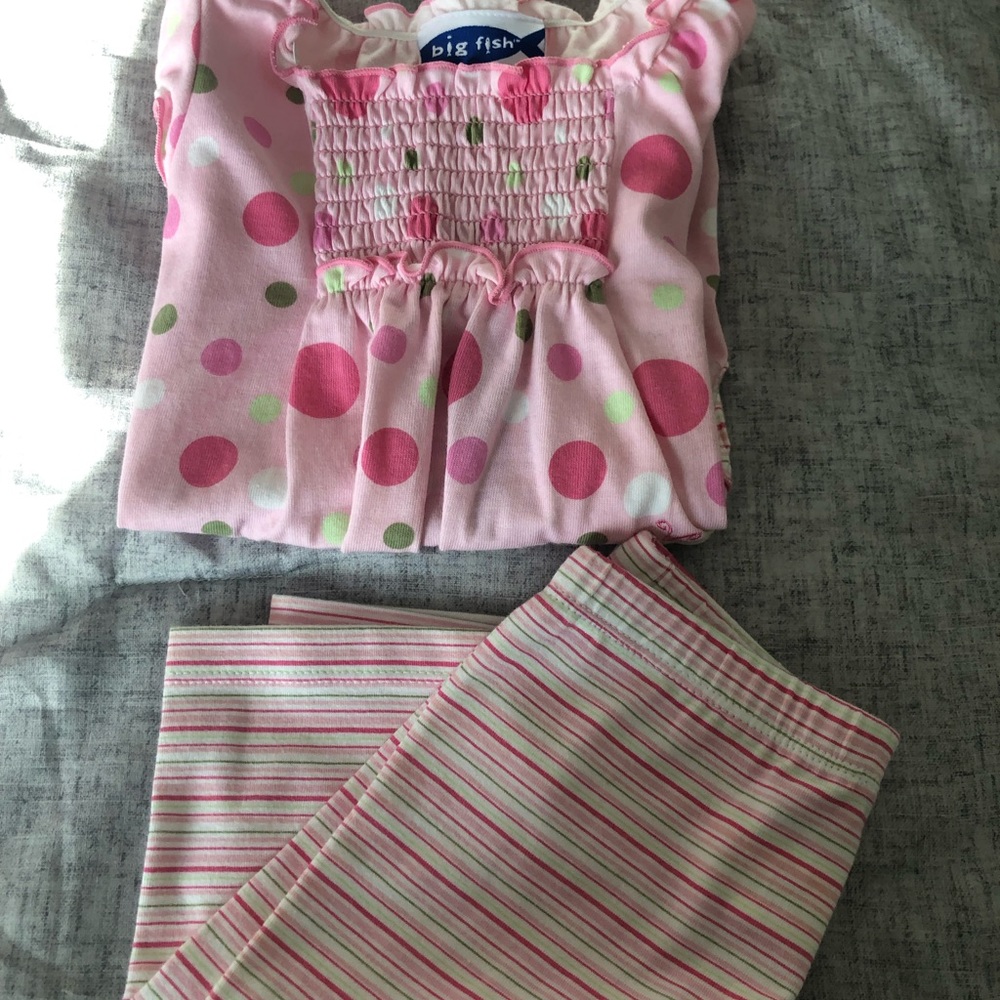 NWT Little Girls Capri Leggings set - Picture 3 of 3